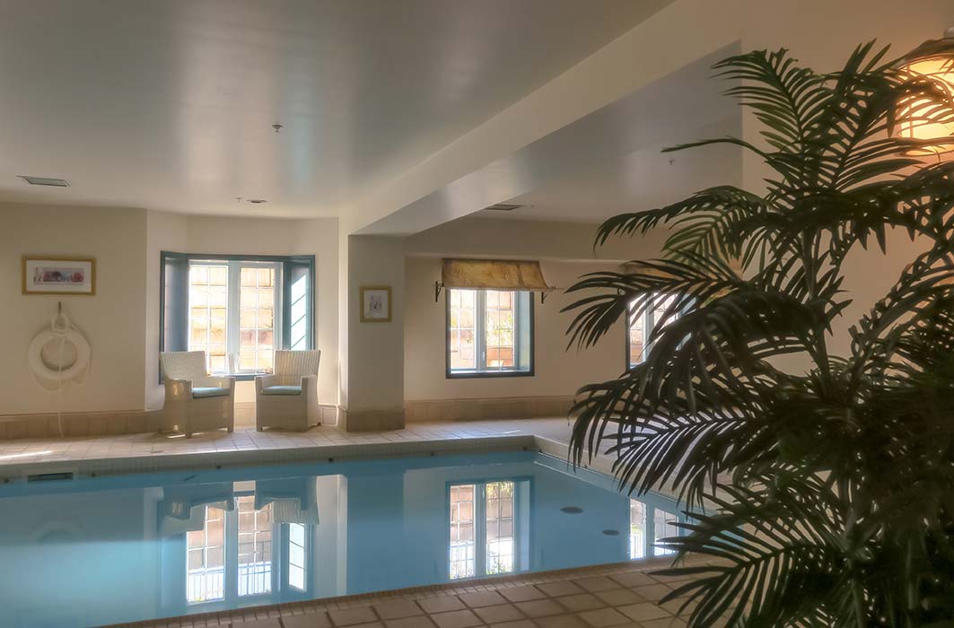 Saltwater Pool - Always heated to the ideal temperature – and saltwater won't dry out your skin the way chlorine does. Plenty of room around the pool to relax in a chaise lounge, too!