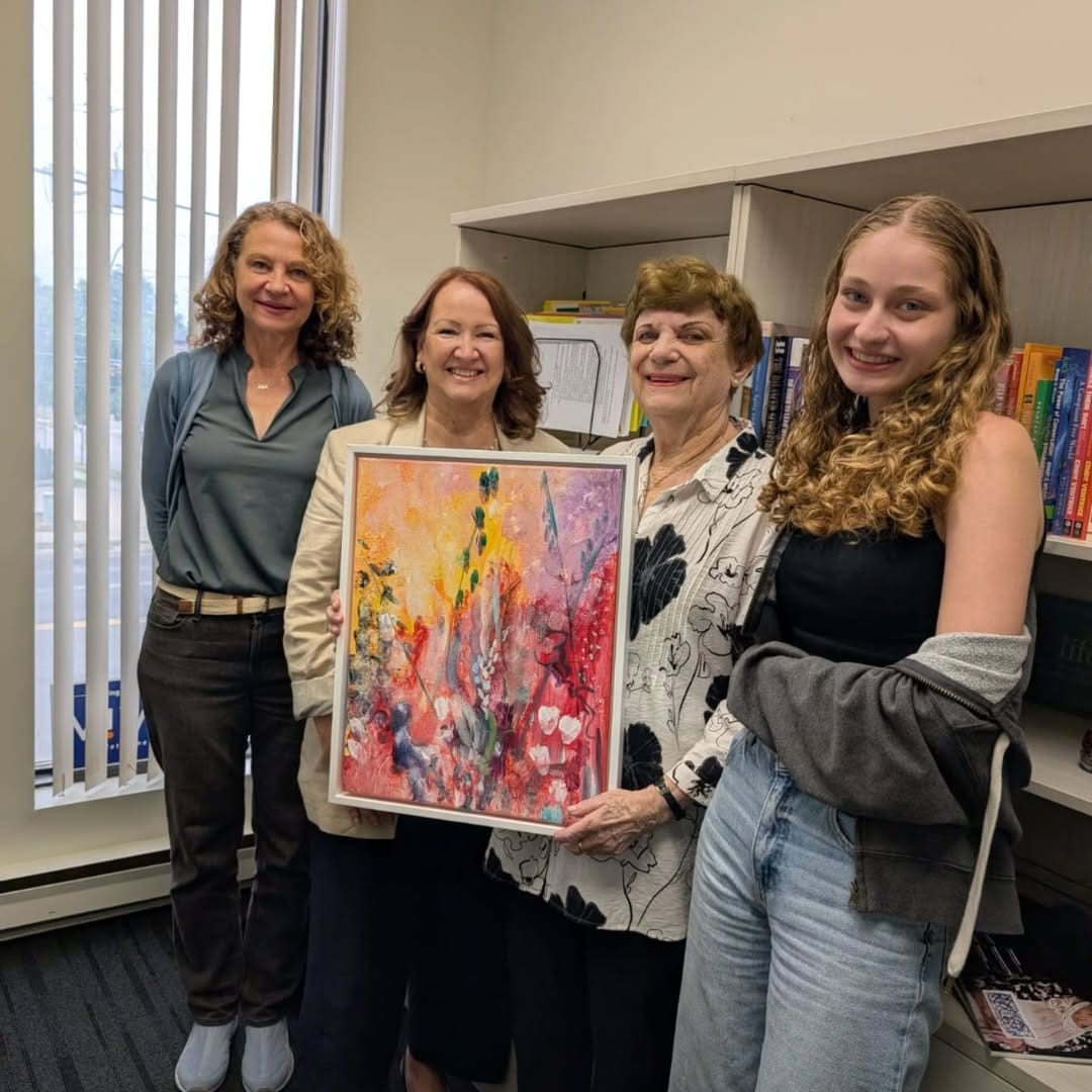 An elderly people on the walk.